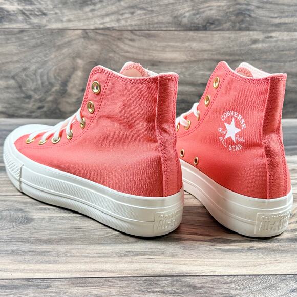 NIB Converse Chuck Taylor All Star Lift Platform Hi Sneaker Watermelon Slushy 7 - Picture 5 of 14